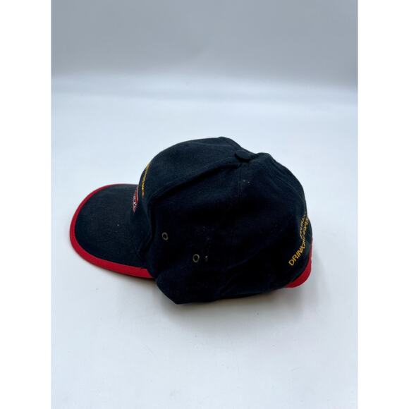 Y2K Budweiser Blue & Red Strapback Hat Adjustable - Picture 2 of 7